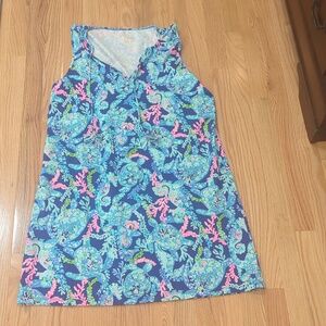 Lily Pulitzer Johana cover up turtle pattern